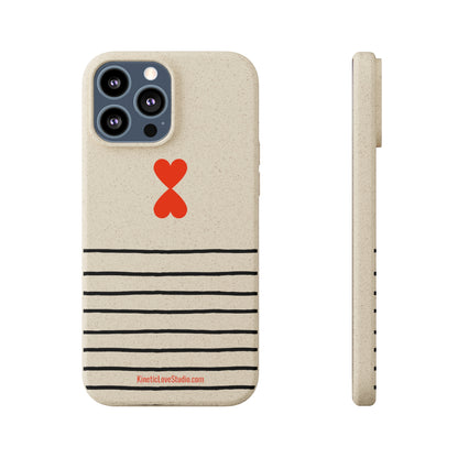 Phone Case - French Chic Black Stripes Biodegradable Eco-Friendly