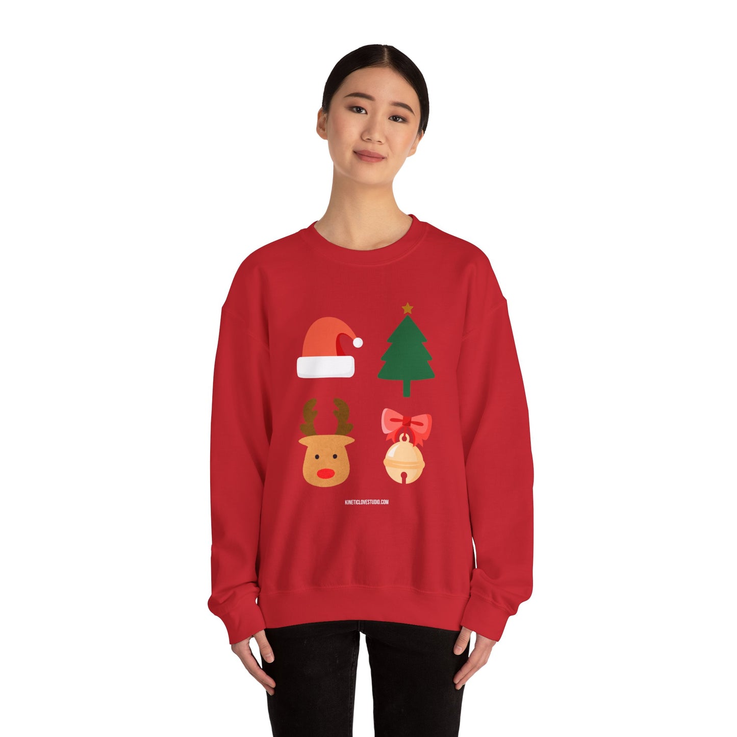 Christmas Ornaments Sweatshirt Unisex Red