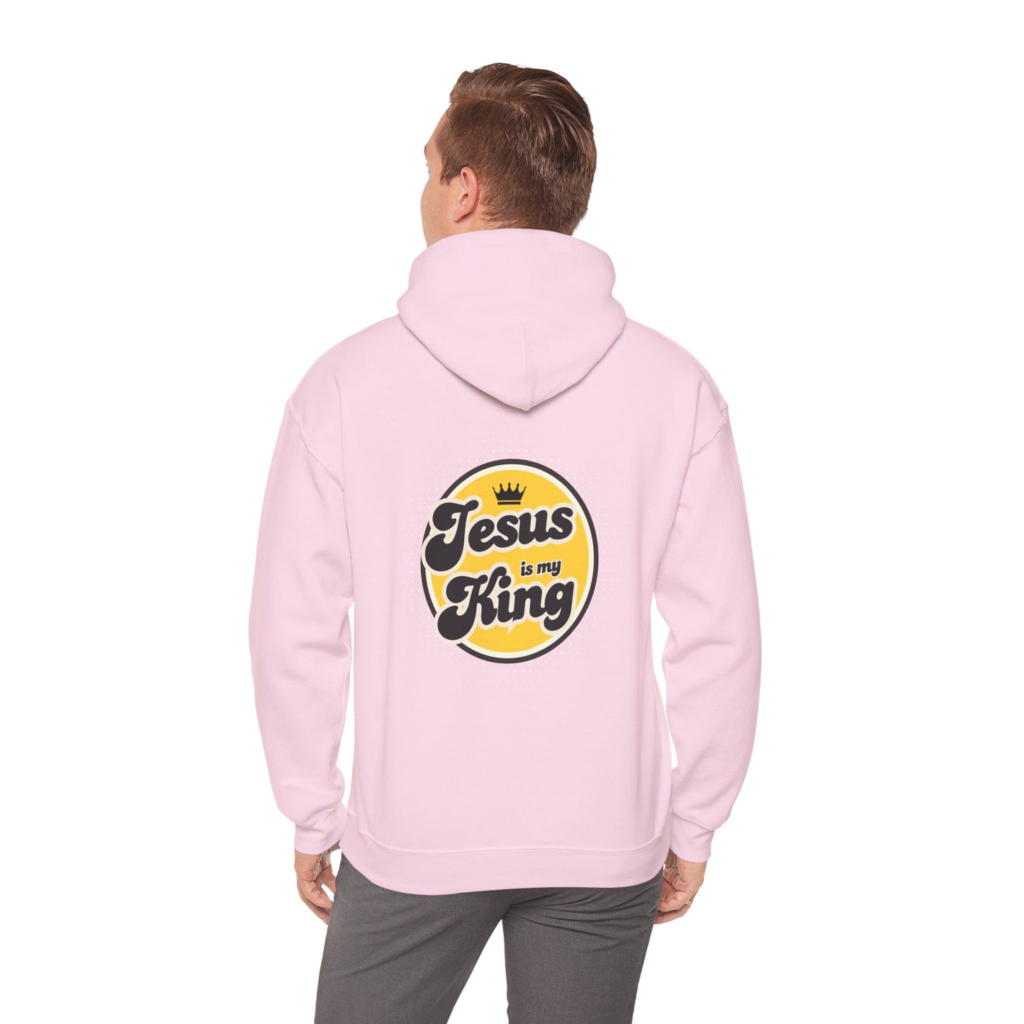 Jesus is King Good Vibes Hoodie Gold