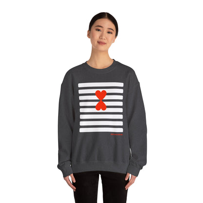 Stripes Sweatshirt - Paris Street Style Signature Design by Kinetic Love Studio