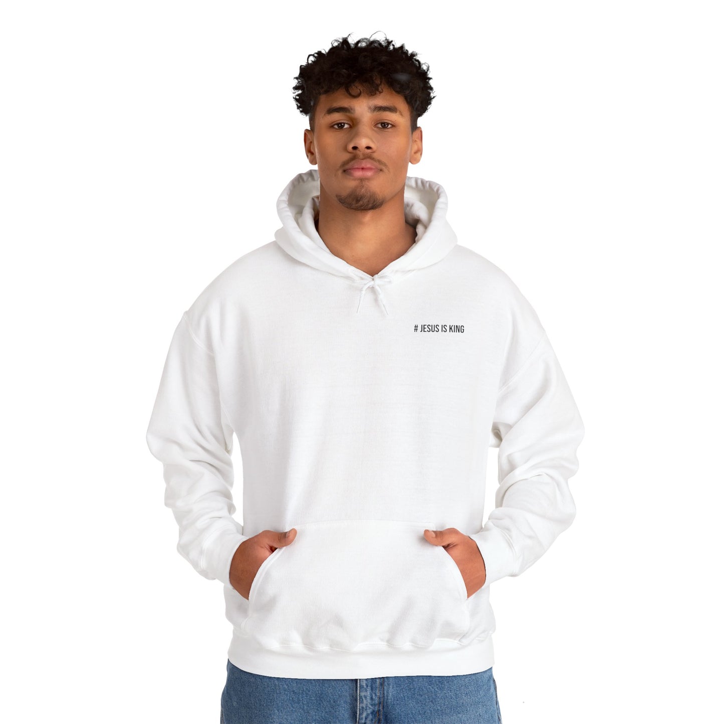 Jesus is King Good Vibes Hoodie Aqua