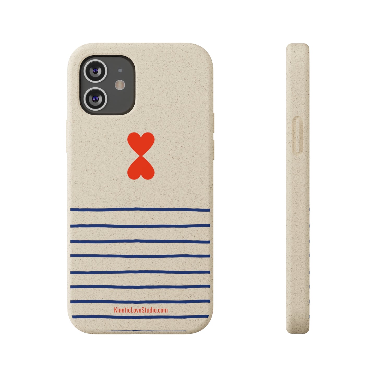 Phone Case - French Chic Trendy Navy Stripes Design Paris Street Style Biodegradable Eco-Friendly