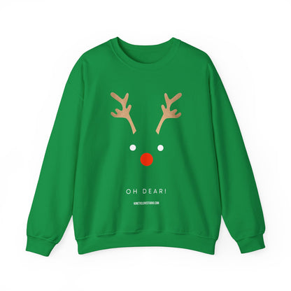 Reindeer Oh Dear Modern Design Sweatshirt