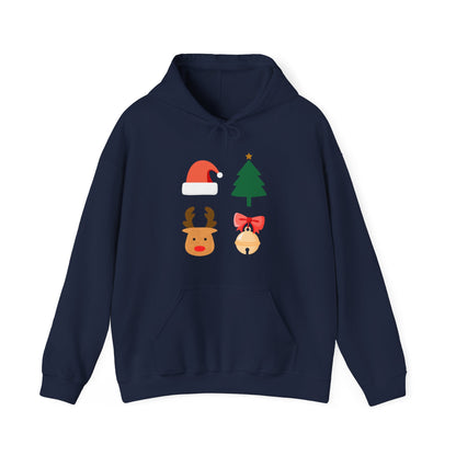 Christmas Ornaments Modern Design Hoodie Unisex