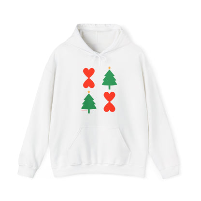 Christmas Tree Modern Design Hoodie Unisex