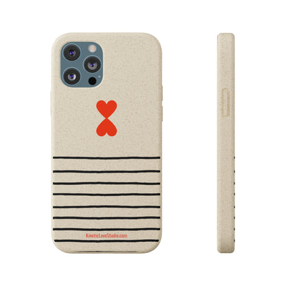 Phone Case - French Chic Black Stripes Biodegradable Eco-Friendly