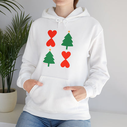 Christmas Tree Modern Design Hoodie Unisex