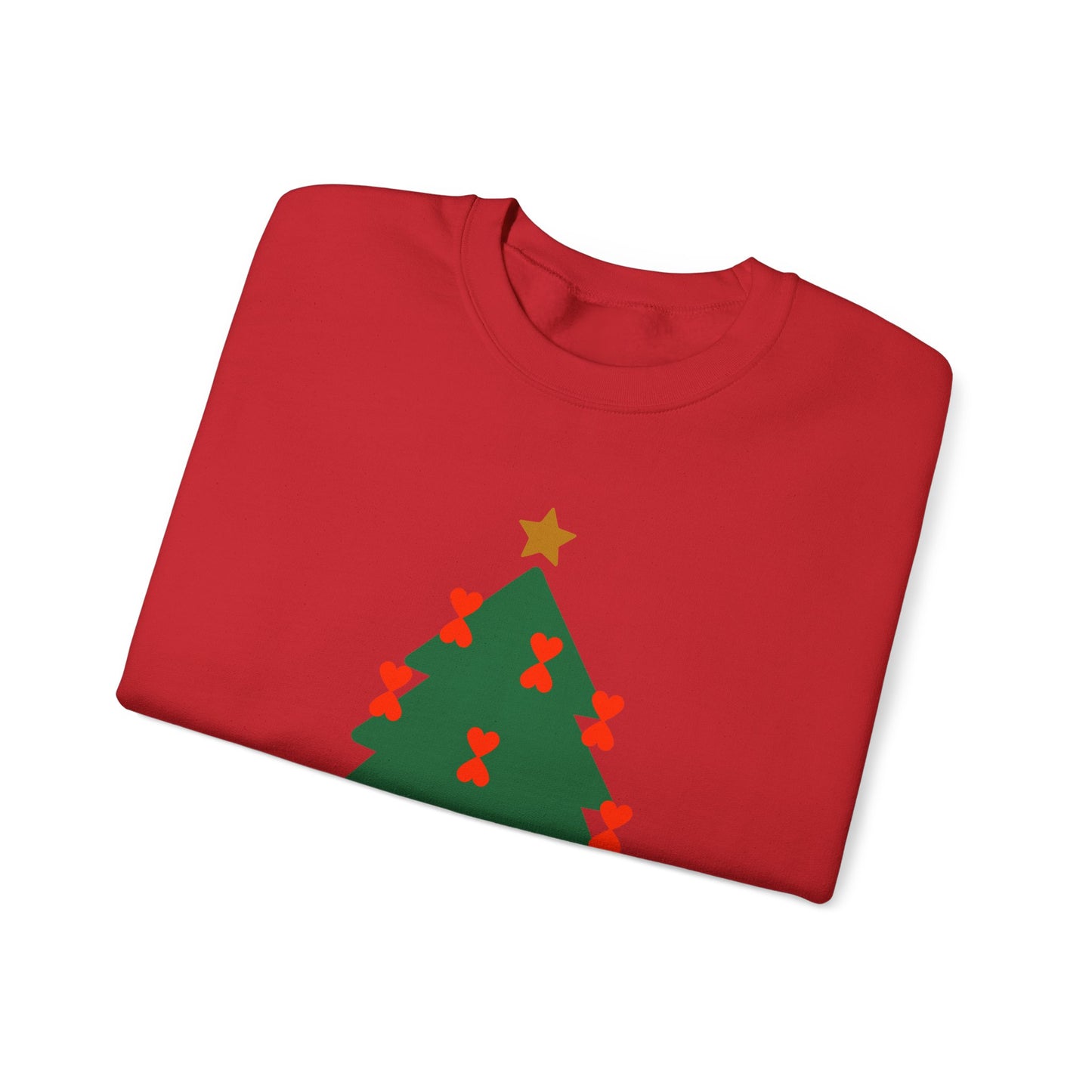 Christmas Tree Modern Couple Sweatshirt - Holiday Edition Unisex