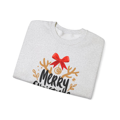 Christmas Reindeer Antlers Modern Design Sweatshirt  - Holiday Edition Unisex