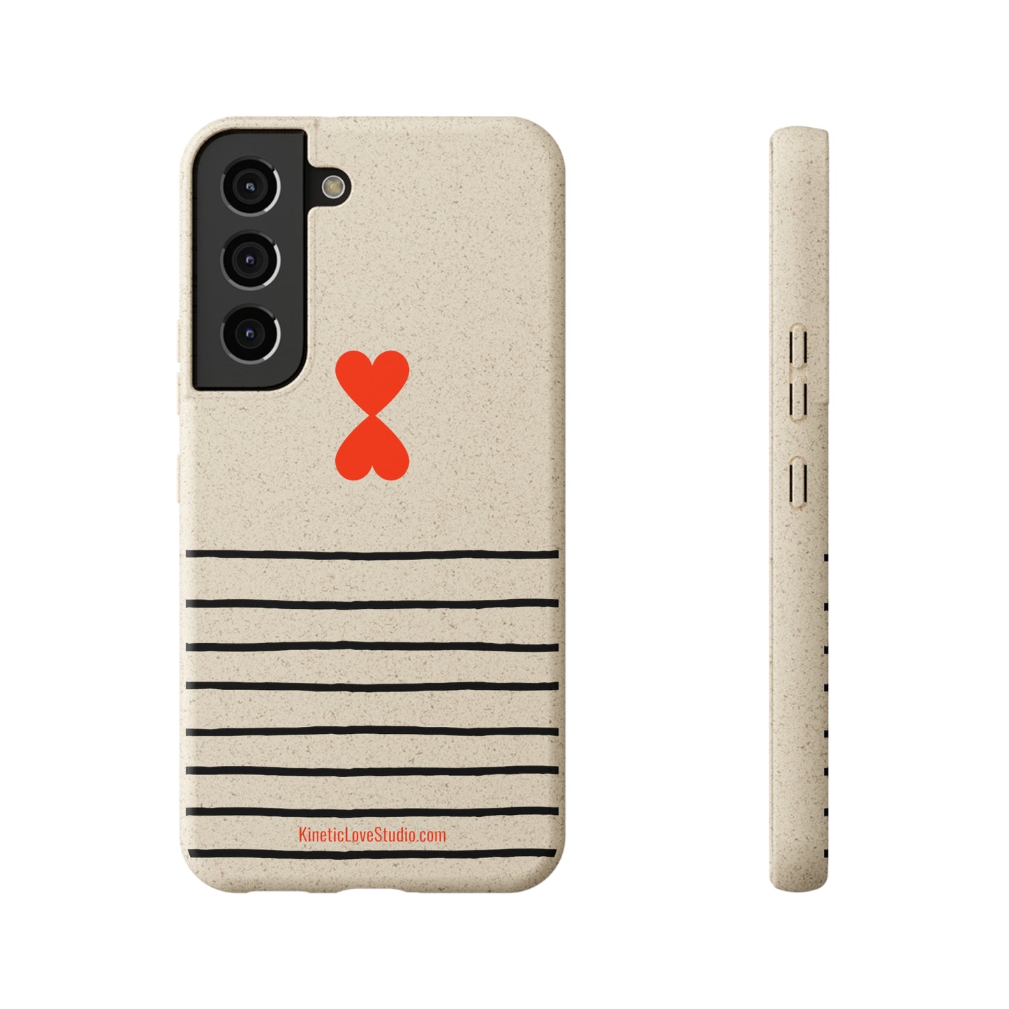 Phone Case - French Chic Black Stripes Biodegradable Eco-Friendly