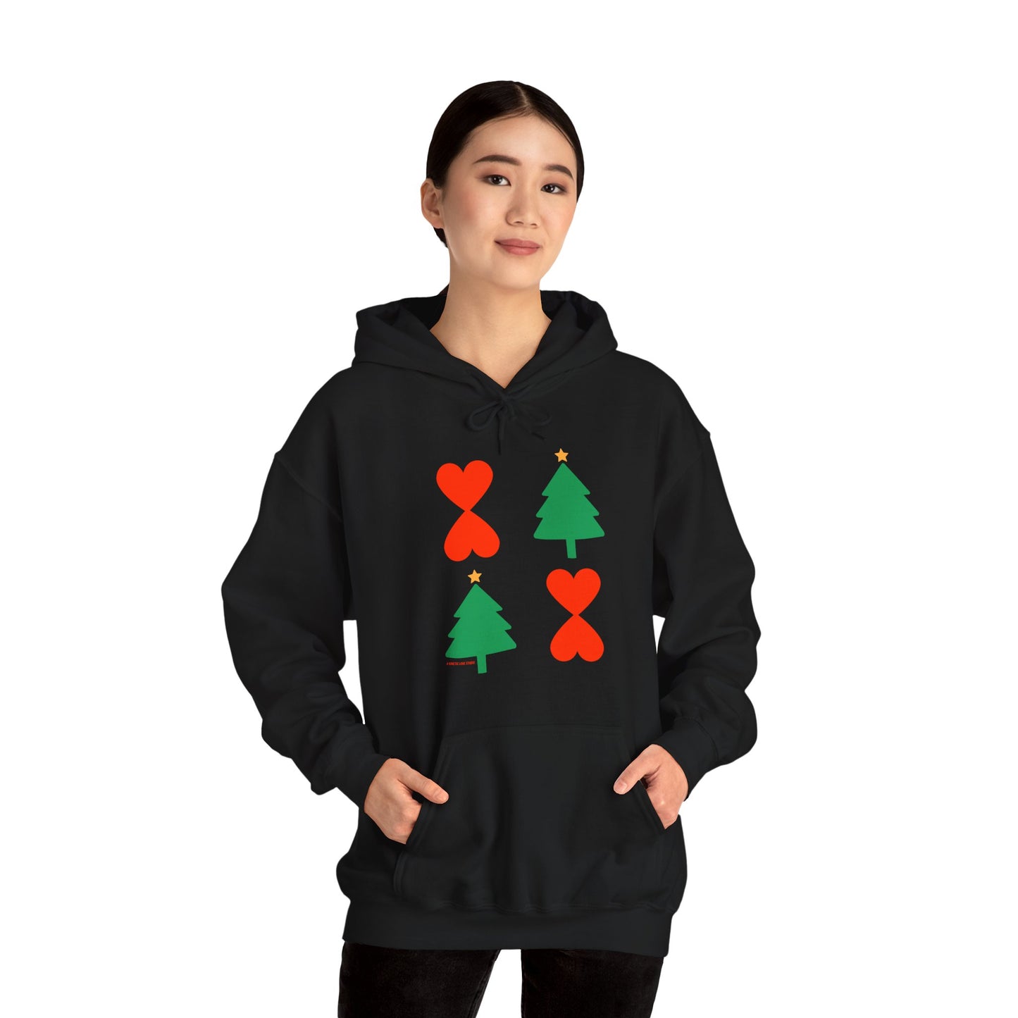 Christmas Tree Modern Design Hoodie Unisex