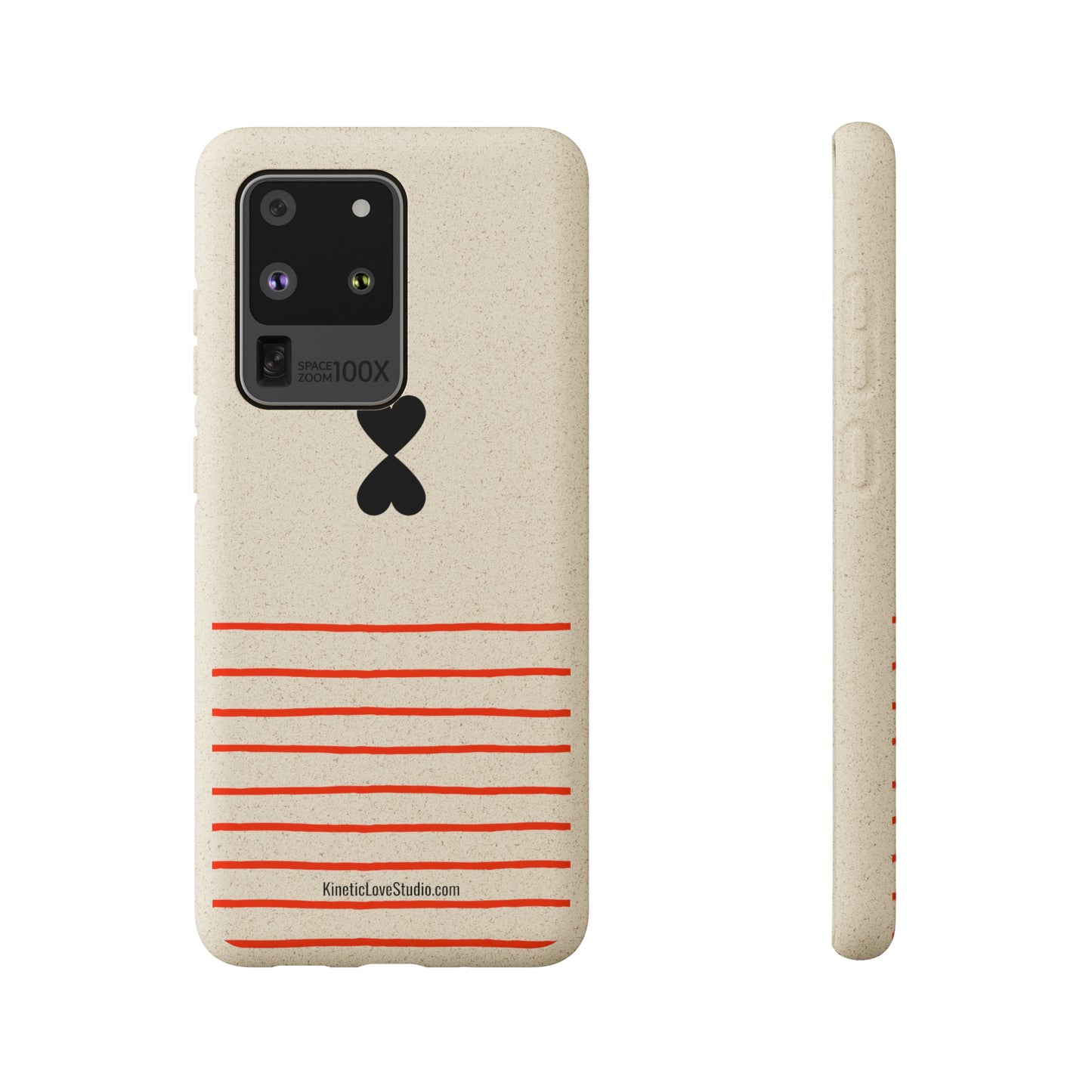 Phone Case - French Chic Red Stripes Biodegradable Eco-Friendly