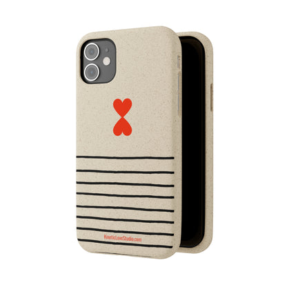 Phone Case - French Chic Black Stripes Biodegradable Eco-Friendly