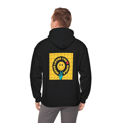 Jesus Loves You Hoodie - Feel Good Smiley Face