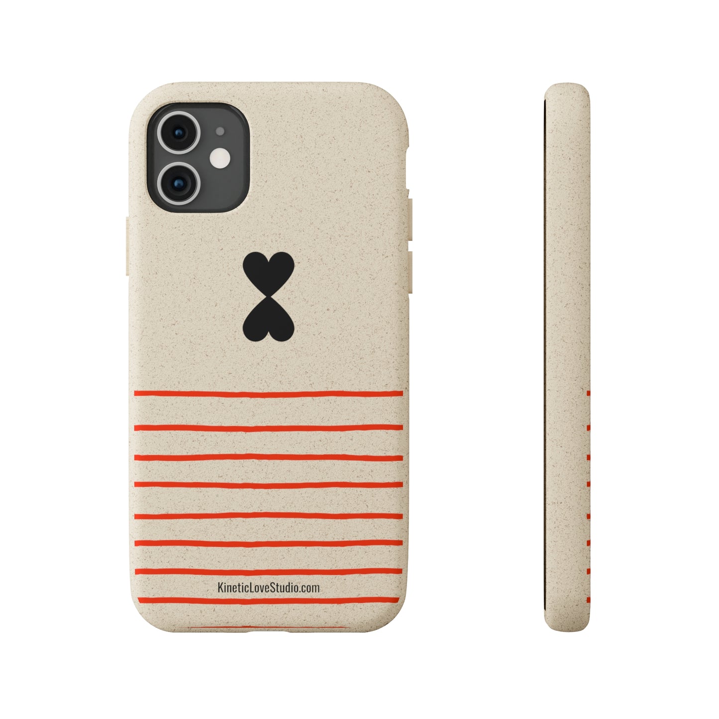 Phone Case - French Chic Red Stripes Biodegradable Eco-Friendly