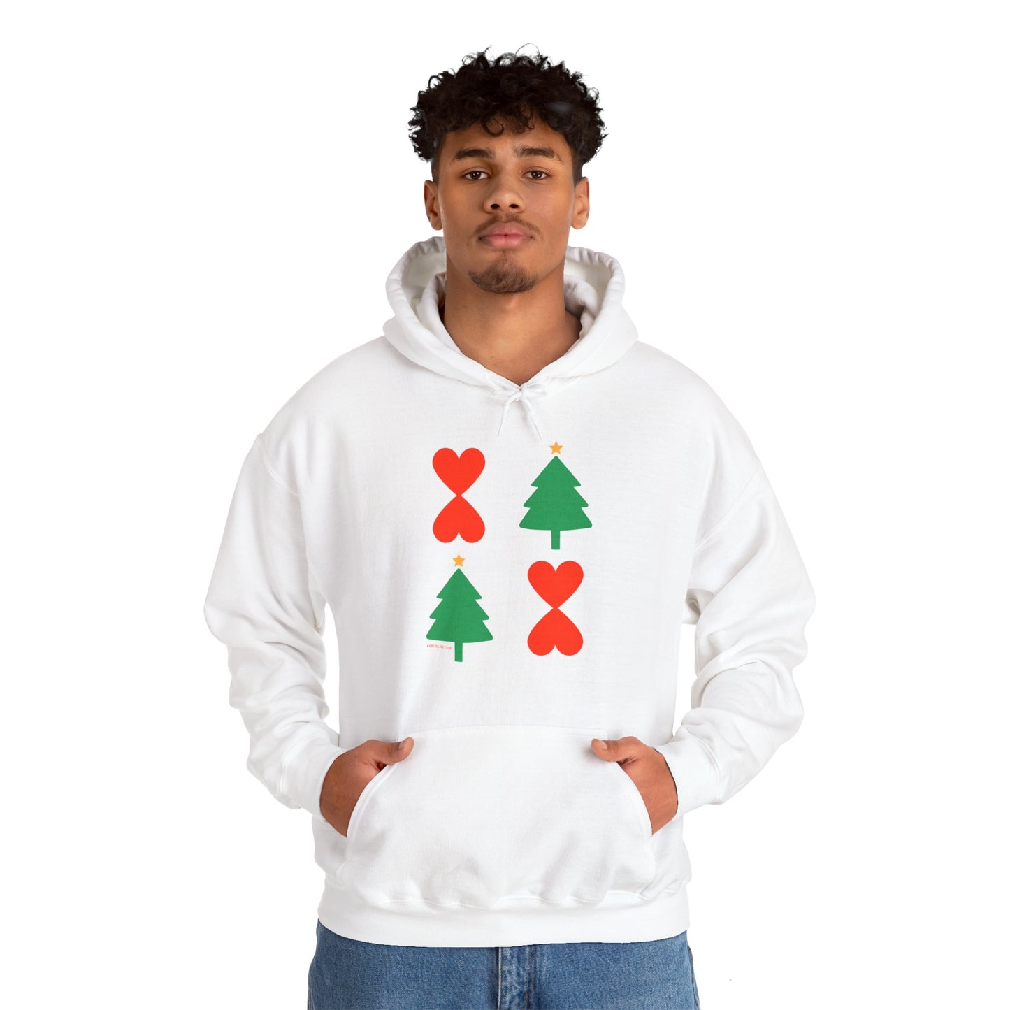 Christmas Tree Modern Design Hoodie Unisex