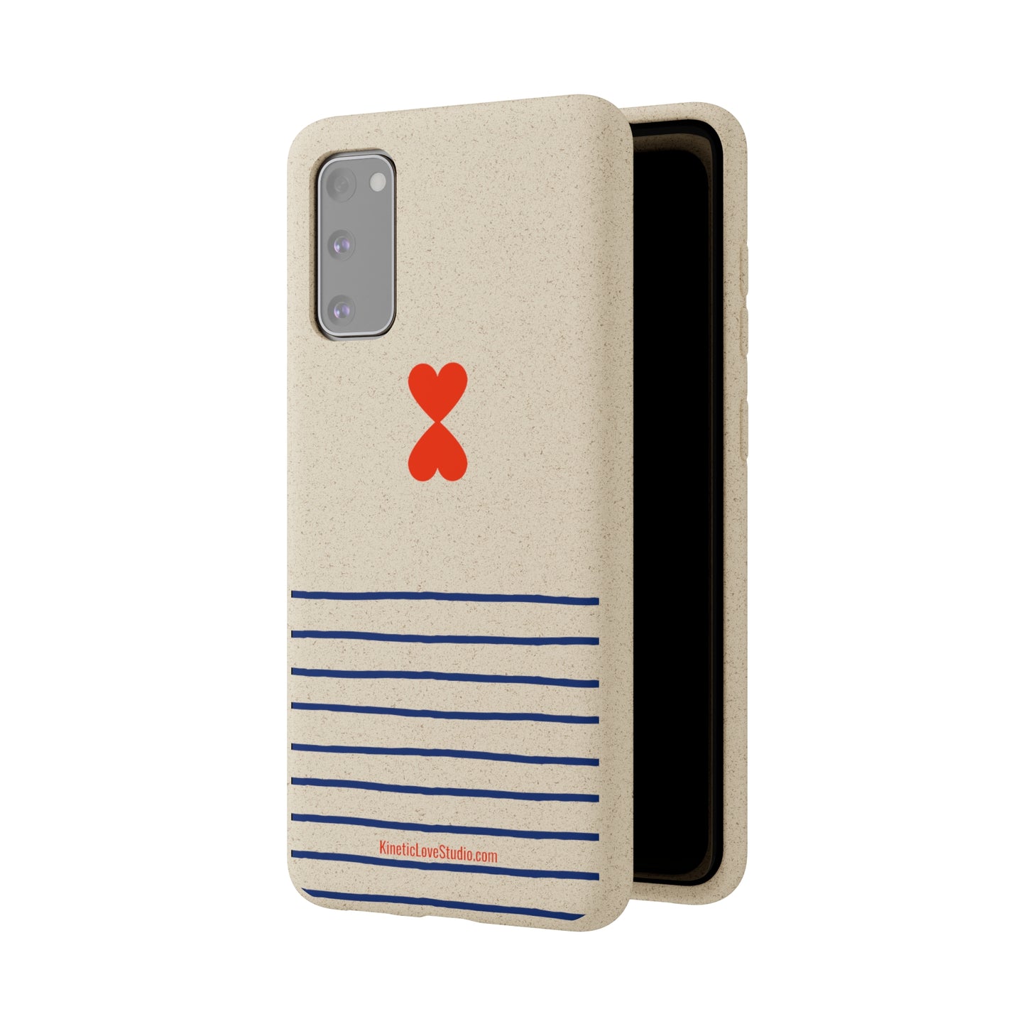 Phone Case - French Chic Trendy Navy Stripes Design Paris Street Style Biodegradable Eco-Friendly