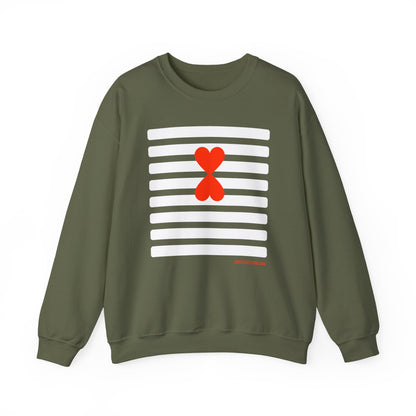 Stripes Sweatshirt - Paris Street Style Signature Design by Kinetic Love Studio