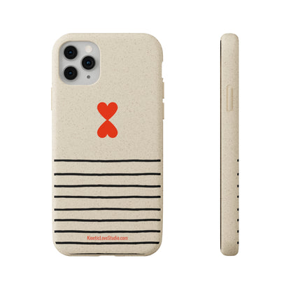 Phone Case - French Chic Black Stripes Biodegradable Eco-Friendly