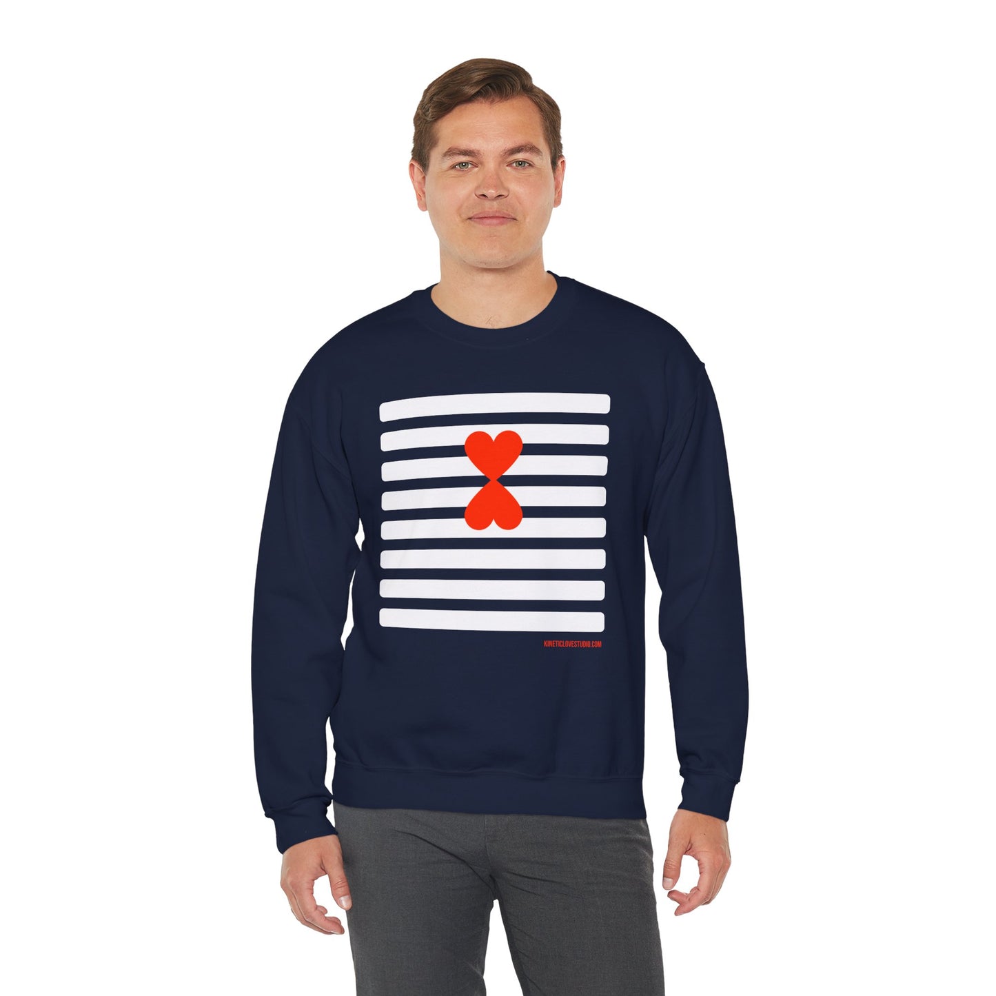 Stripes Sweatshirt - Paris Street Style Signature Design by Kinetic Love Studio