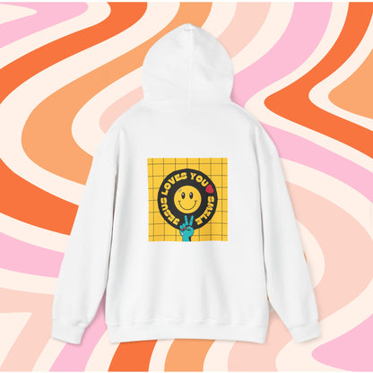 Jesus Loves You Hoodie - Feel Good Smiley Face