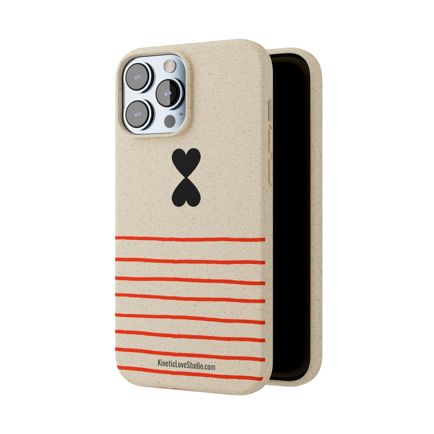 Phone Case - French Chic Red Stripes Biodegradable Eco-Friendly