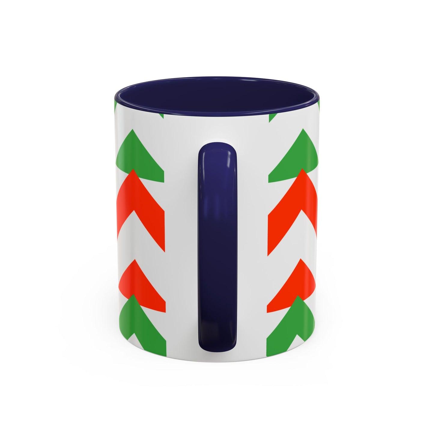 Coffee Mug Christmas Holiday Chevron Design Gift