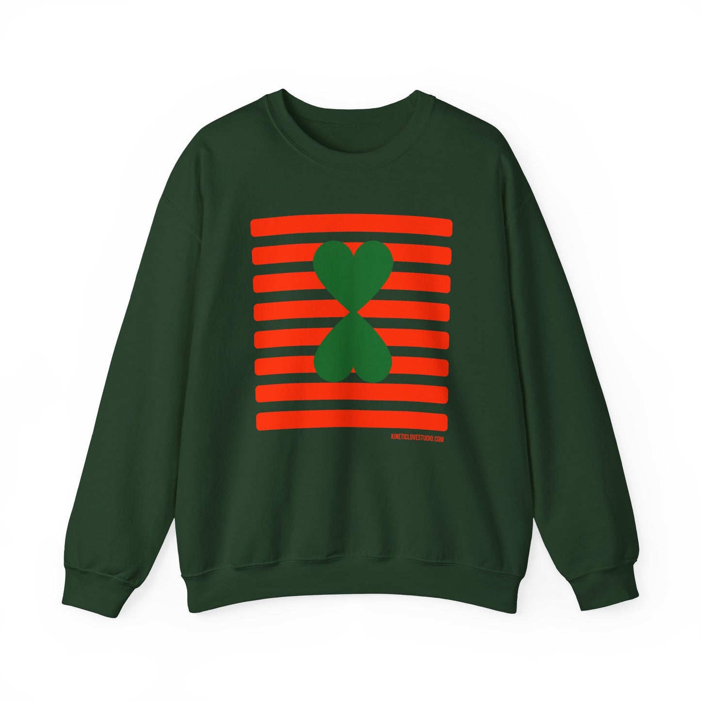 Holiday Edition Couple Sweatshirt - Red Stripes