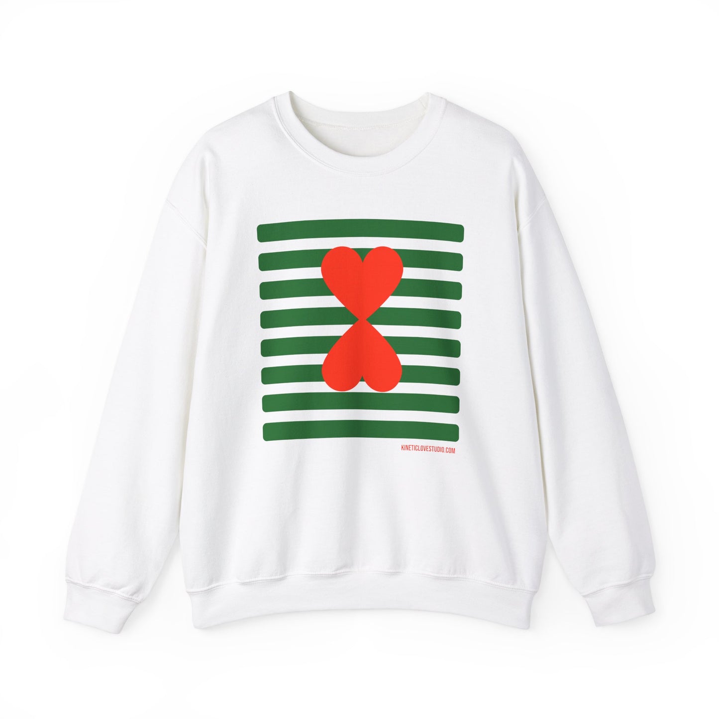 Holiday Edition Couple Sweatshirt - Green Stripes