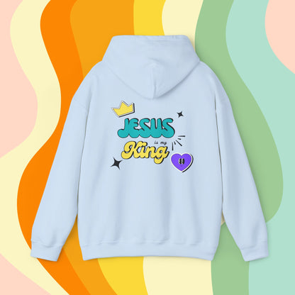 Jesus is King Retro Hoodie