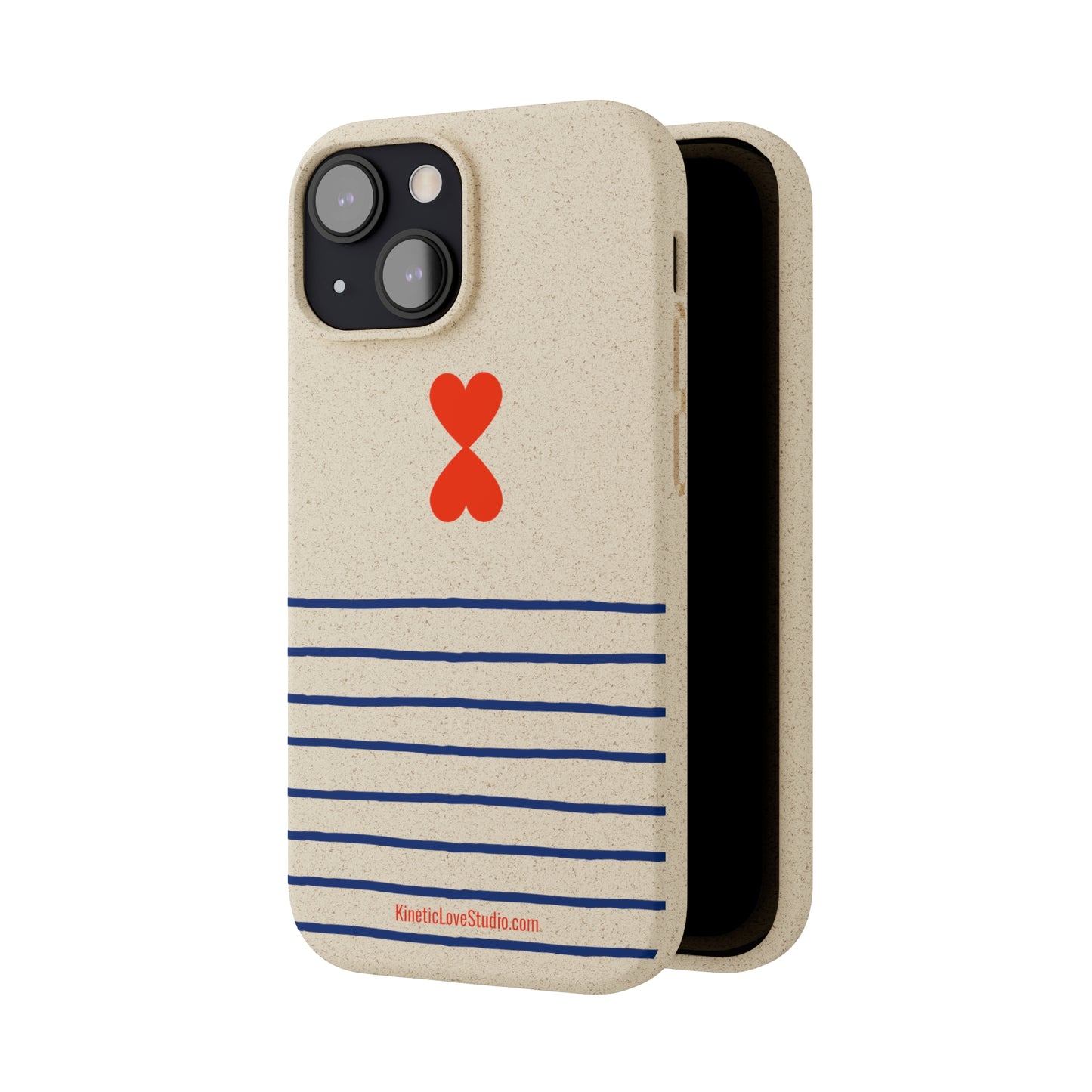 Phone Case - French Chic Trendy Navy Stripes Design Paris Street Style Biodegradable Eco-Friendly