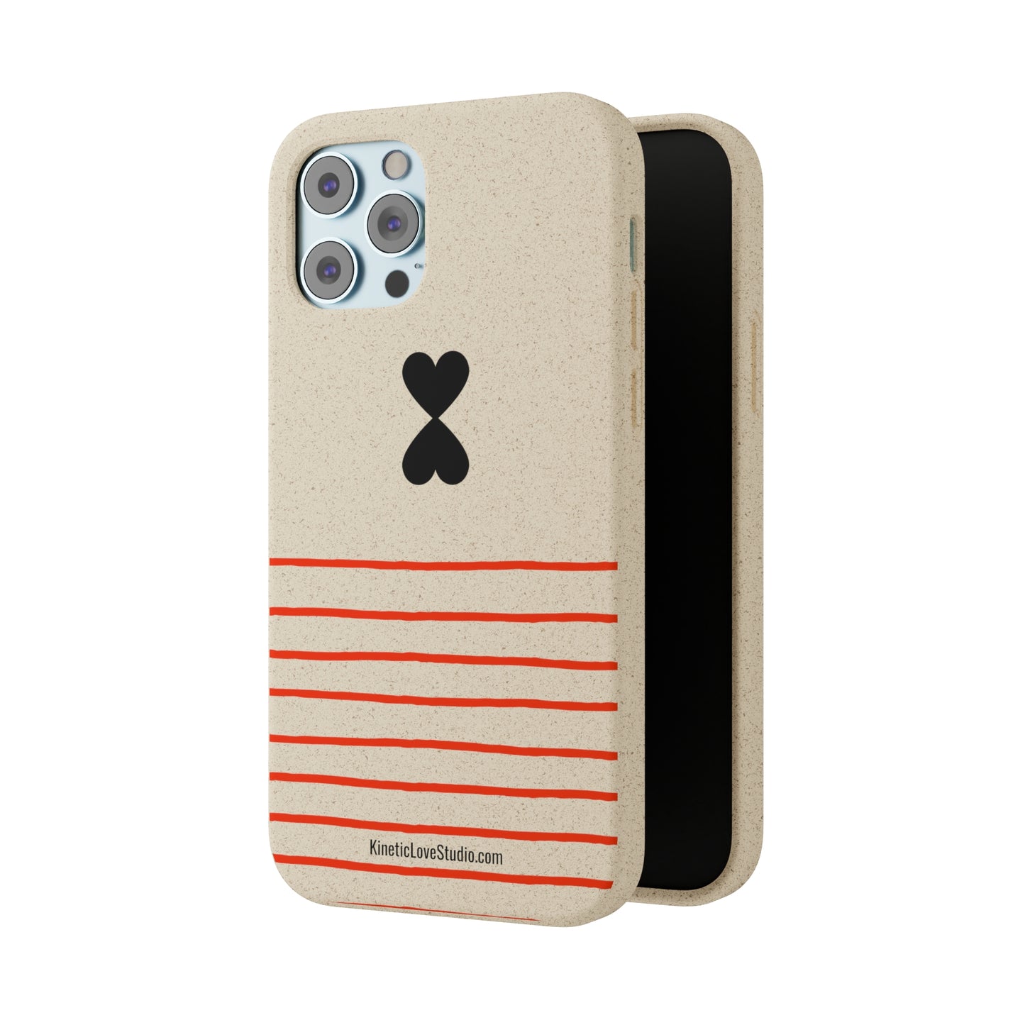 Phone Case - French Chic Red Stripes Biodegradable Eco-Friendly