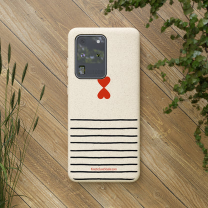 Phone Case - French Chic Black Stripes Biodegradable Eco-Friendly