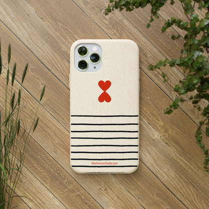 Phone Case - French Chic Black Stripes Biodegradable Eco-Friendly