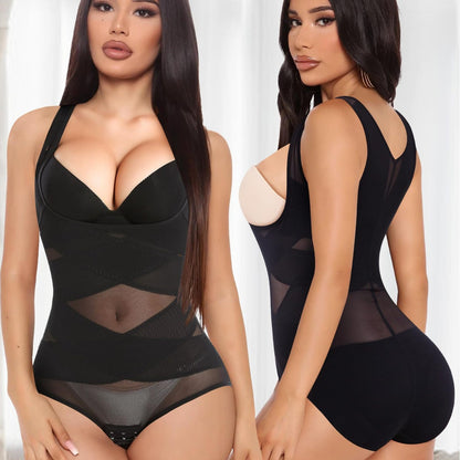 Celebrity Shapewear Instant 4X Control Slimming Bodysuit - Tummy, Waist, Hip, Chest / Plus-Sizes