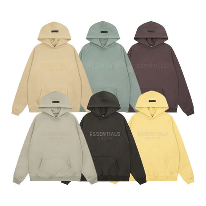 FOG ESSENTIALS Basic Hoodie Unisex Hooded Sweatshirt