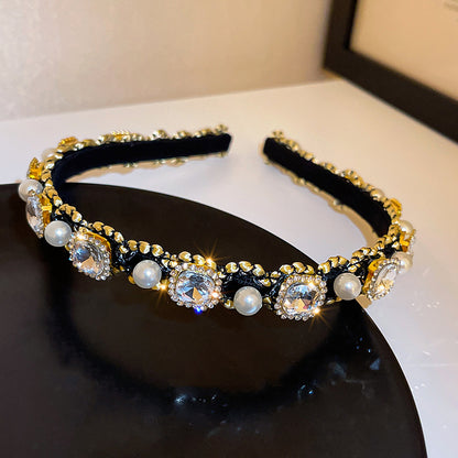 South Korea Dongdaemun Baroque Jewels Princess Headband