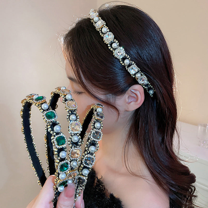 South Korea Dongdaemun Baroque Jewels Princess Headband