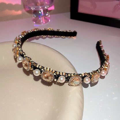 South Korea Dongdaemun Baroque Jewels Princess Headband