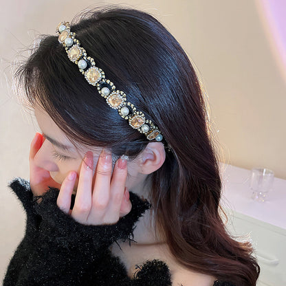 South Korea Dongdaemun Baroque Jewels Princess Headband