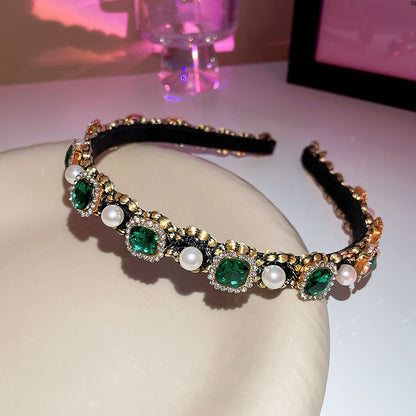 South Korea Dongdaemun Baroque Jewels Princess Headband